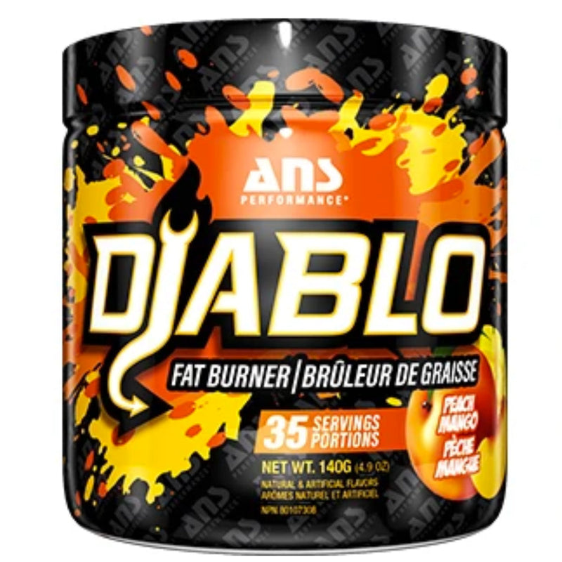 Buy Now! ANS Performance Diablo V3 (35 servings) Peach Mango. If you are looking for more effective weight management, more energy & the advantage needed to kick start your fat loss journey, DIABLO is the key.