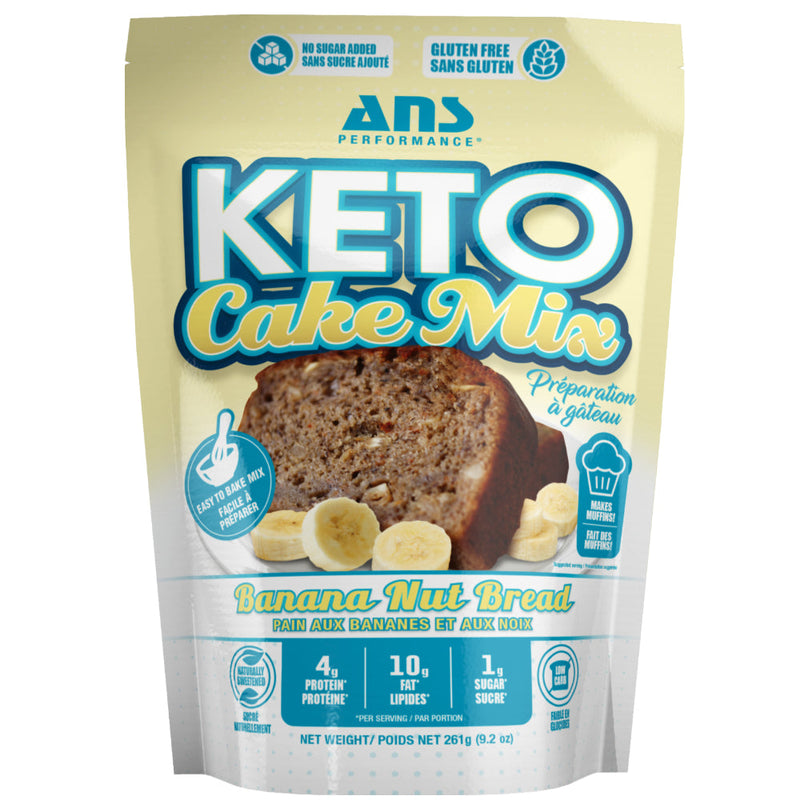 Buy Now! ANS Performance KETO Banana Nut Bread Mix. Incredibly delicious Banana Nut Bread that will satisfy your cravings for banana bread or muffins! Let your creativity run wild.