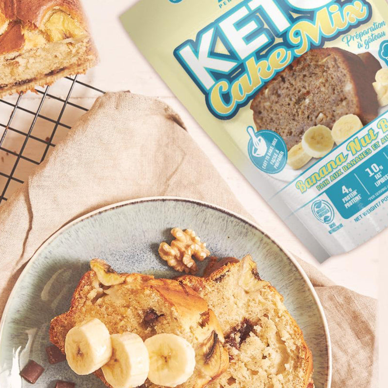 ANS Performance KETO Banana Nut Bread Mix instagram marketing image. Incredibly delicious Banana Nut Bread that will satisfy your cravings for banana bread or muffins! Let your creativity run wild.