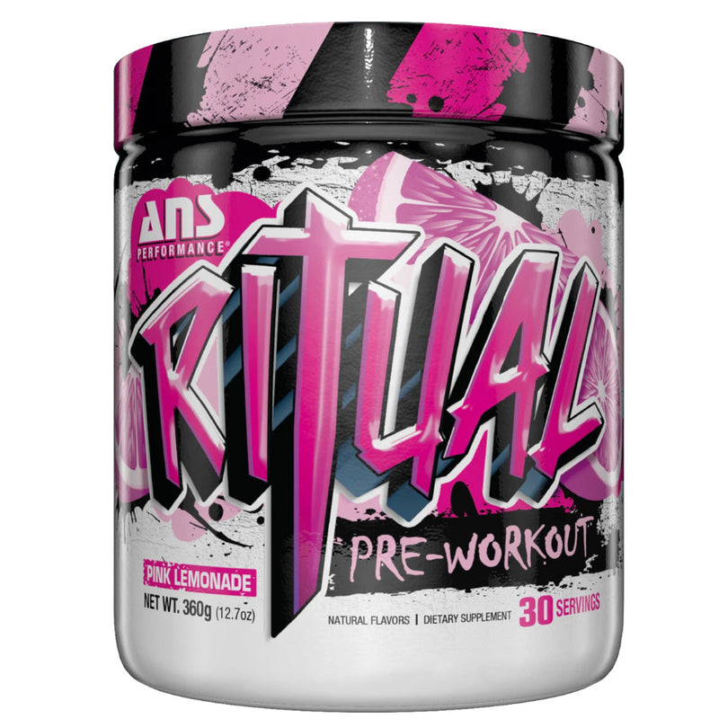Buy Now! ANS Performance Ritual (30 servings) Pink Lemonade. RITUAL will help you exceed previous boundaries, provide you unmatched energy, stamina and focus to elevate your training to the highest potential.