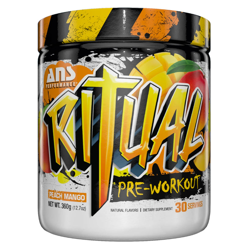 Buy Now! ANS Performance Ritual (30 servings) Peach Mango. RITUAL will help you exceed previous boundaries, provide you unmatched energy, stamina and focus to elevate your training to the highest potential.