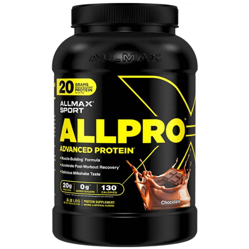 Allmax Nutrition Allpro advanced protein powder  3.2lb chocolate