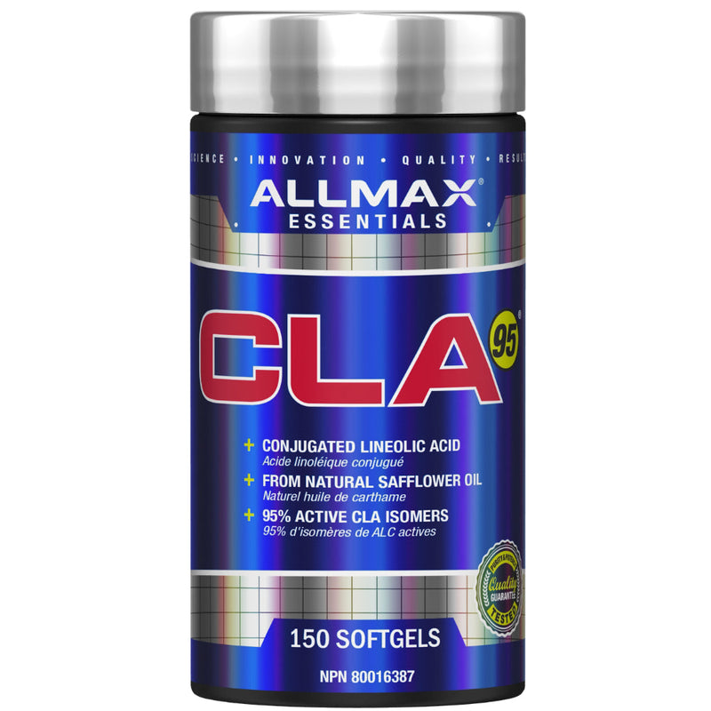 Allmax Nutrition CLA (150 Softgels) conjugated lineolic acid. Helps to reduce body fat.