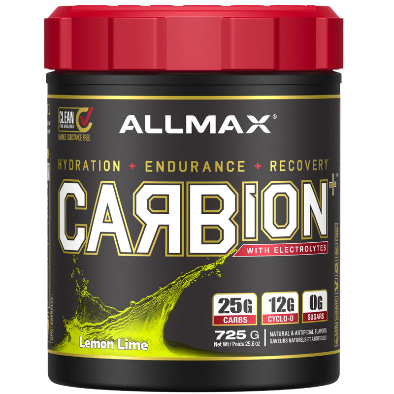 Allmax Nutrition Carbion+ with electrolytes drink mix lemon lime