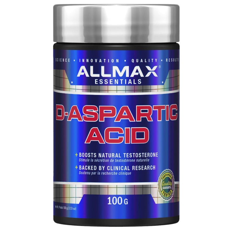 Allmax Nutrition D-Aspartic Acid (DAA) 100g Powder.