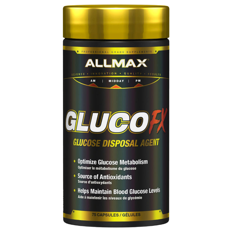 Allmax Nutrition GLUCO FX glucose disposal agent 75 capsules