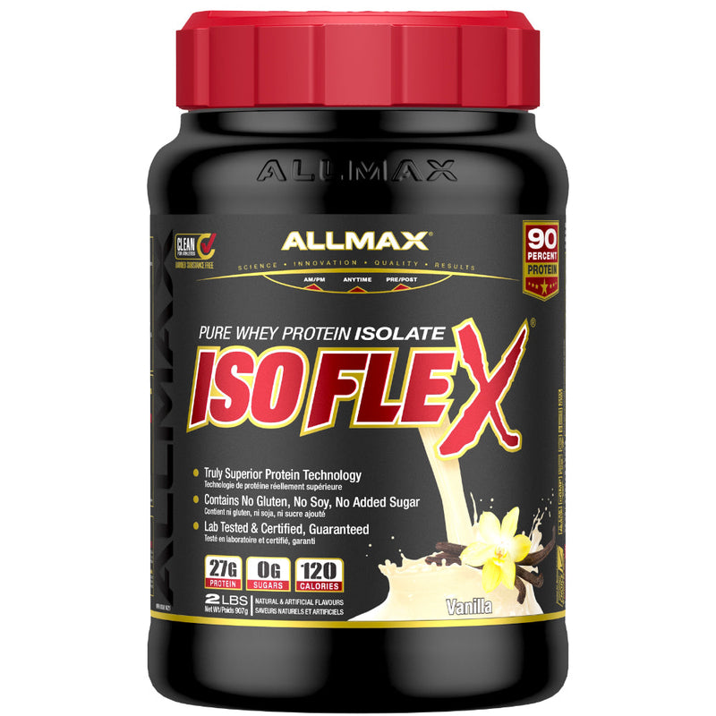 Buy Allmax Nutrition Isoflex 2 lbs Vanilla protein powder.