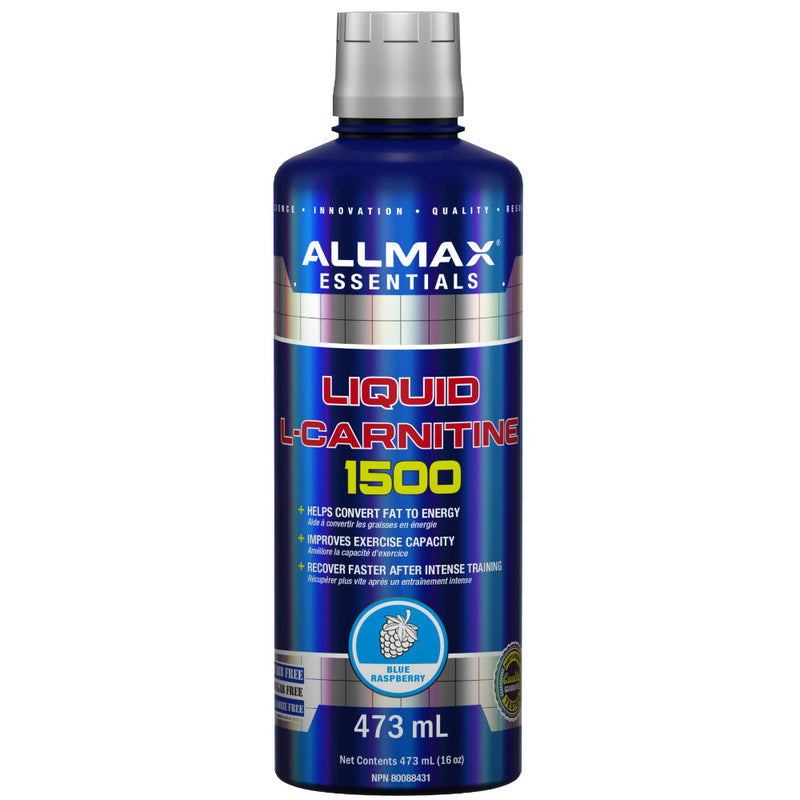 Buy Now! Allmax Nutrition Liquid L-Carnitine (473 ml) Blue Raspberry. Helps convert fat into energy as a weight loss support.