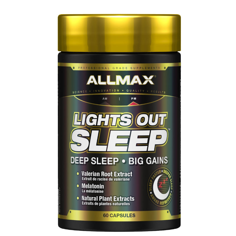 Buy Now! Allmax Nutrition Lights Out SLEEP (60 caps). Deep Sleep Supplement.
