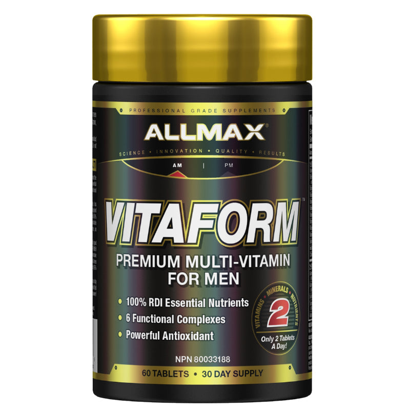 Buy Now! Allmax Nutrition Vitaform for MEN (60 tabs) | Complete Men's Multi-Vitamin