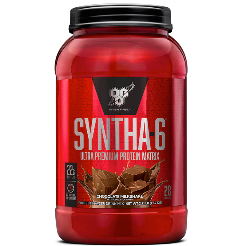 Buy Now! BSN Syntha-6 (2.91 lbs) Chocolate Milk Shake. SYNTHA-6® is an ultra-premium protein powder with 22g protein per serving and is our best-tasting protein on the market.