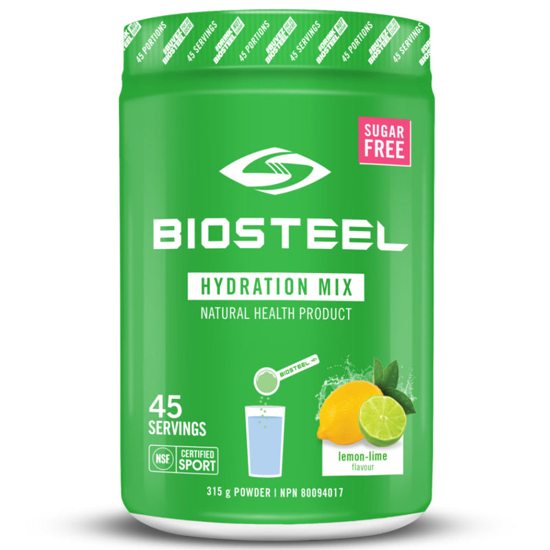 Buy Now! Biosteel Hydration Sports Mix (45 servings) Lemon - Lime. BioSteel Sports Hydration Mix uses a ratio of amino acids, electrolytes, organic minerals and B vitamins to fuel your body and fight exhaustion.