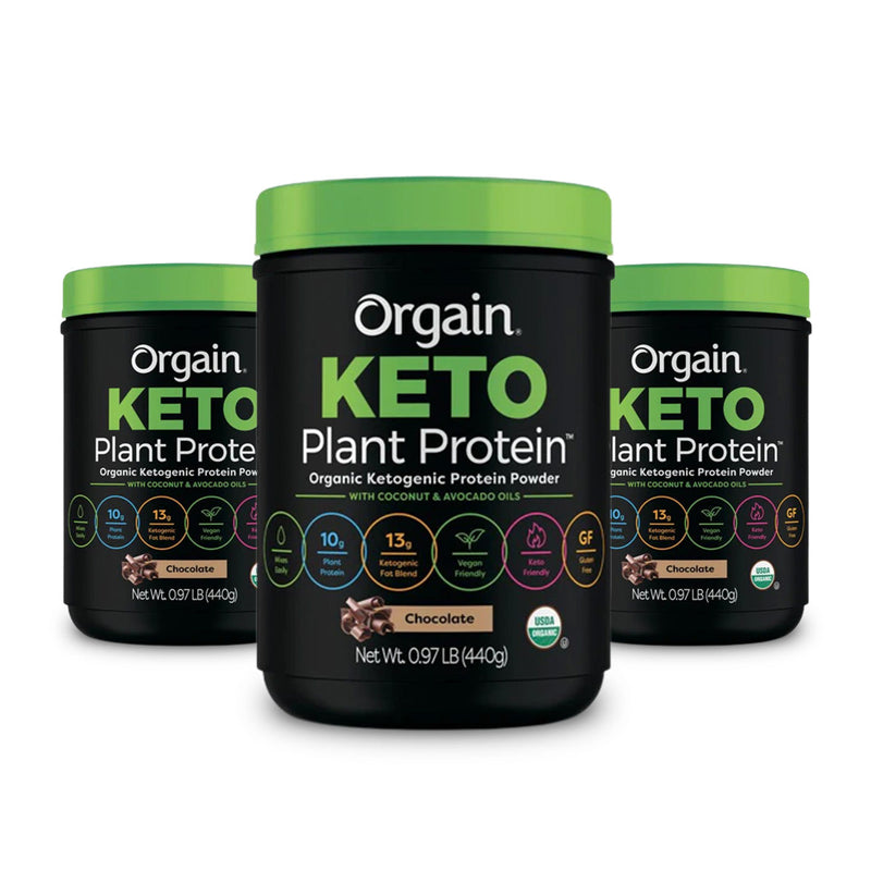 Buy 3 Deal! 70% OFF | Orgain KETO Plant Protein (3 x 440 g)