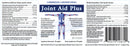 Cambridge Laboratories Joint Aid Plus (90 caps) bottle label. Joint Aid Plus helps promote both the rebuilding of damaged joints and the ongoing maintenance of healthy joints.