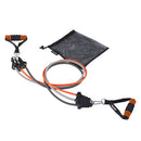 Resistance Tube / Cord Set with Handles | 3 Cable Adjustable System | Iron Body