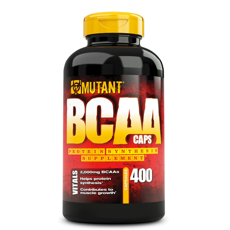 Buy Now! MUTANT BCAA Caps (400 caps) | Branch Chain Amino Acids. MUTANT BCAA CAPS deliver 2000 mg of 100% free form BCAAs per dose in the preferred 2:1:1 ratio. 