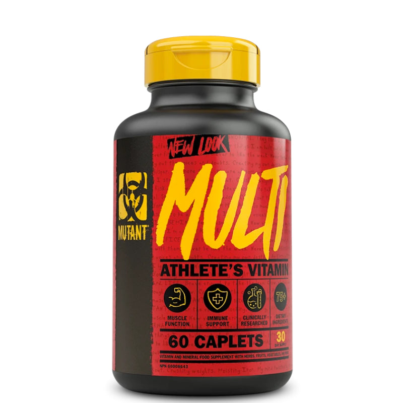 Buy Now! MUTANT Multi (60 Caplets). MUTANT MULTI is a complete multivitamin formulated with an arsenal of over 75 ingredients constructed for the largest bodybuilders and strongest powerlifters that walk the earth.