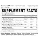 Magnum Nutraceuticals Carne Diem (96 caps) supplement fact of ingredients. Carne Diem® is the world’s most effective Carnitine based fat burner. This product succeeds where current L-Carnitine products have failed.