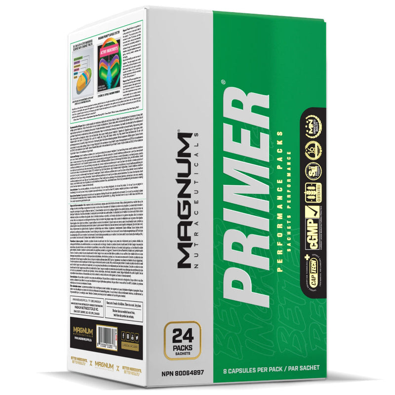 Buy Now! Magnum Nutraceuticals PRIMER performance packs. Without Primer, you won’t build as much muscle, burn as much fat, or train with as much intensity. 