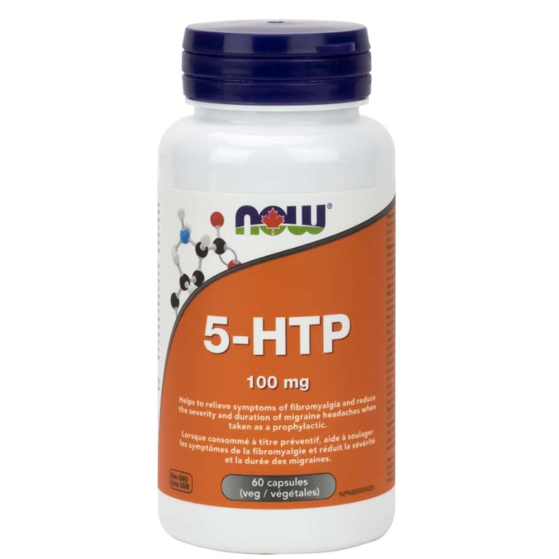 NOW Foods | 5-HTP 100mg (60 Vcaps)