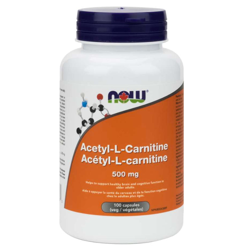NOW Foods | Acetyl L-Carnitine 500mg (100 Vcaps)