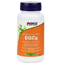 A bottle of NOW Foods EGCg Green Tea Extract 400 mg, containing 90 vegetarian capsules.