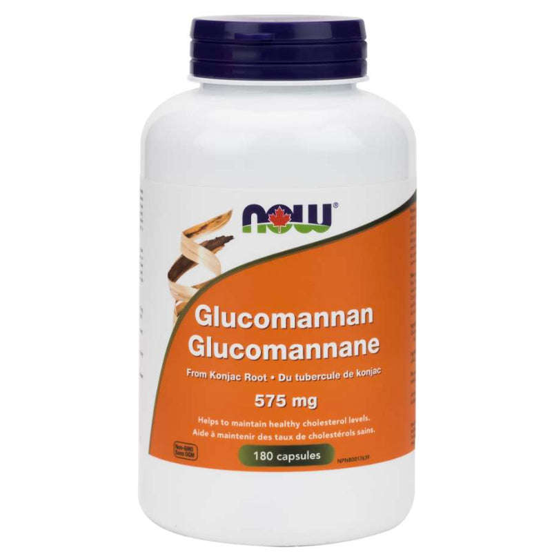 NOW Foods Glucomannan 575 mg (180 caps)