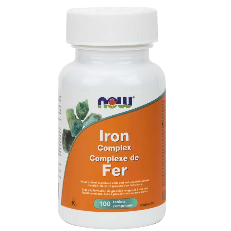 NOW Foods Iron Tablets (100 tabs)