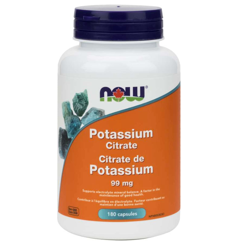 NOW Foods | Potassium Citrate 99mg (180 caps)