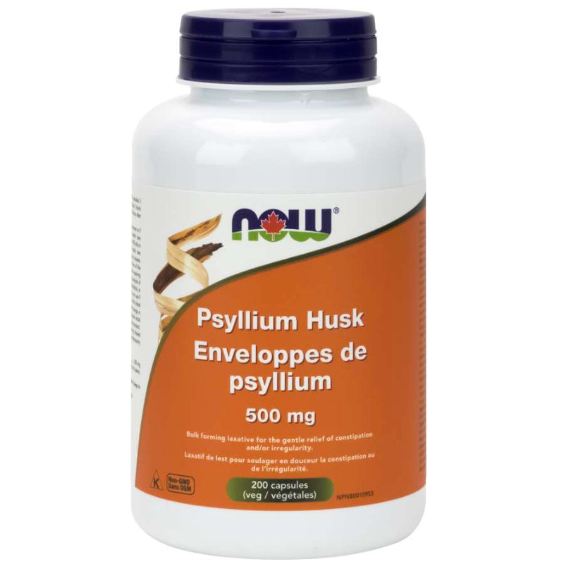NOW Foods Psyllium Husk 500mg (500 caps)