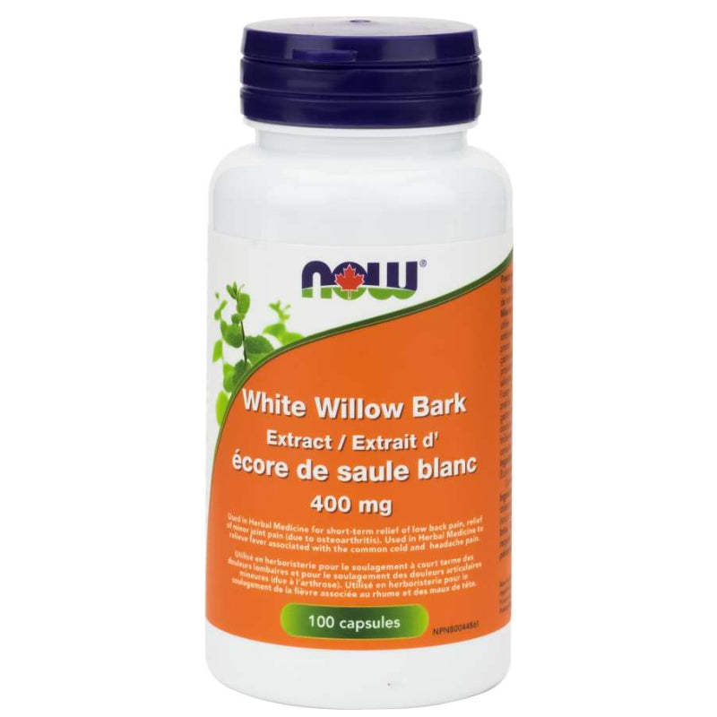 NOW Foods White Willow Bark 400mg (100 caps)