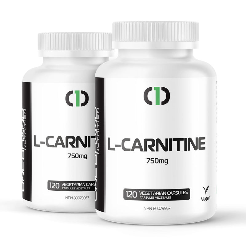 Buy 1 Get 2nd 50% OFF | One Brand Nutrition L-Carnitine extra strength 750 mg (120 caps). Helps with weight loss and fat burning. Helps to target troubled areas in weight loss.