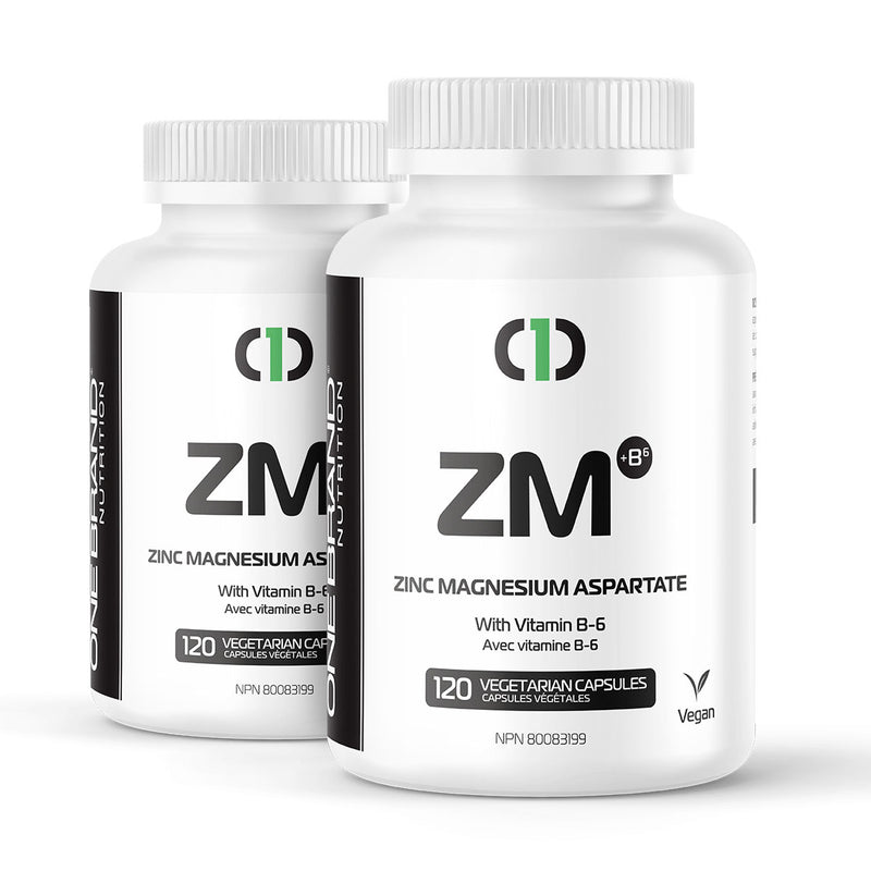 Buy 1 get 2nd 50% OFF | One Brand Nutrition ZM +B6 (240 caps) ZMA. A 100% all natural formula, OneBrand Nutrition's ZM+B6 is the perfect way to help balance testosterone and enhance sleep quality. 