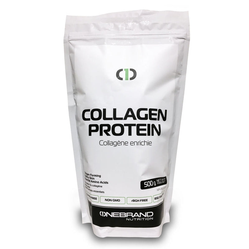 Buy Now! One Brand Nutrition Collagen Protein (500 g). Collagen Peptides help with skin, hair & nails, essential for maintaining healthy joints & provides extra protein.