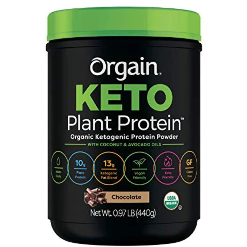 50% Off | Orgain KETO Plant Protein (440 g) | EXP:08/2023