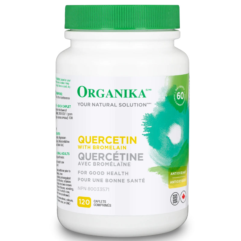 Organika | Quercetin + Bromelain 500mg (120 Caplets)