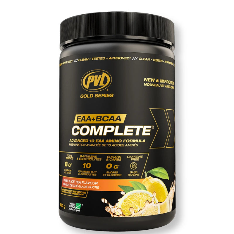Buy Now! PVL - Pure Vita Labs EAA+BCAA Complete (30 servings) Sweet Iced Tea. EAA+BCAA COMPLETE™ is a complete EAA (essential amino acid) blend. 
