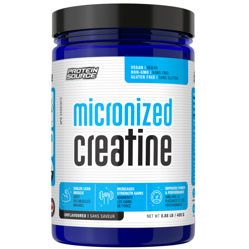 Buy Now! Protein Source Micronized Creatine Monohydrate (400 g). Creatine has been shown to increase maximal strength and endurance.