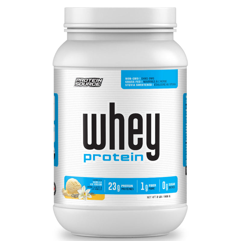 Buy Now! Protein Source Whey Protein (2 lbs) Vanilla ice Cream. Protein Source Whey Protein is a convenient and great tasting option for individuals who are wanting to add more protein to their diet.