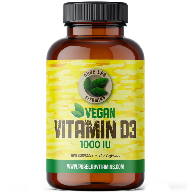 Buy Now! Pure Lab Vitamins | Vitamin D3 Vegan (240 caps). Vitamin D Helps in the development and maintenance of bones and teeth.