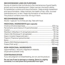 Raw Nutritional Complex-B (90 Vegi-Caps) supplement facts of ingredients. Vitamins B are commonly known to play a huge role in energy and nervous system metabolisms.