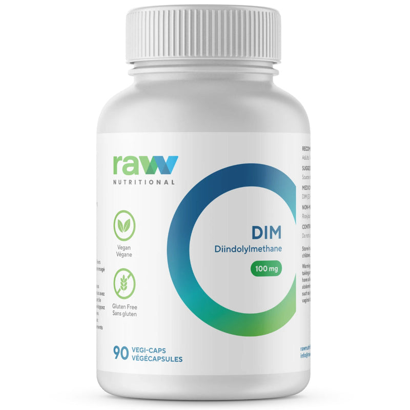Buy Now! Raw Nutritional DIM Diindolylmethane (90 Vegi-Caps). DIM is a healthy way to prevent your estrogen metabolism from becoming irregular. 