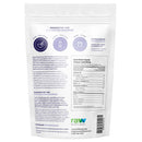 Raw Nutritional Pure Organic Ground Flaxseeds (300 g) supplement facts of ingredients. Flaxseeds provide fiber, which can also help lower cholesterol levels and are a good source of Omega-3.