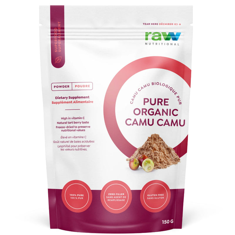 Buy Now! Raw Nutritional Pure Organic Camu Camu Powder (150 g).  It’s an excellent vitamin C source, up to 20 to 30 times more than a kiwi and 50 times more than an orange.