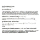 Raw Nutritional Turmeric (60 Vegi-Caps) Curcumin supplement facts of ingredients. Our Turmeric Capsules, containing 95% curcuminoid extract, give you the right dosage in one easy step and nothing stops you from spicing up your meals with turmeric as well.