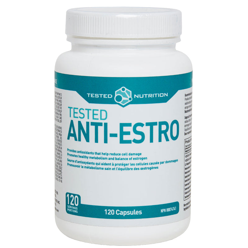 Buy Now! Tested Nutrition Anti-Estro (120 caps). A proper post cycle therapy (Anti-Estro) supplement after using naturals testosterone boosters will help your body balance maintain higher natural levels.