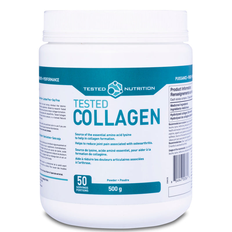 Buy Now! Tested Nutrition Collagen (500 g). Helps to reduce joint pain associated with osteoarthritis.