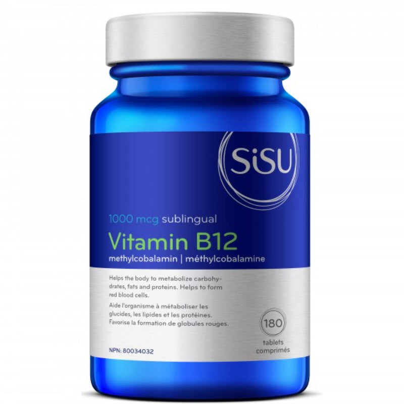 Buy Now! SISU Vitamin B12 1000 mcg (180 Sublingual Tabs). Natural-tasting, fast-dissolving Sisu B12 sublingual tablets deliver B12 in its most active form, methylcobalamin. 