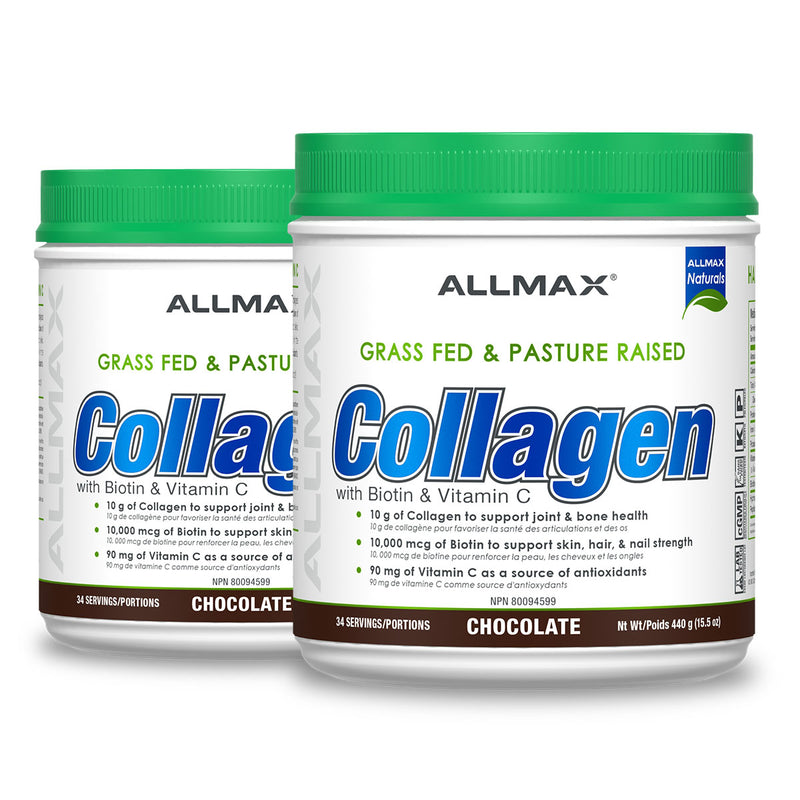 50% OFF 2nd | Allmax Collagen + Biotin (2 x 440 g)