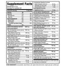 Allmax Nutrition CytoGreens 60 servings chocolate premium green superfood for athletes supplement facts label with ingredients.